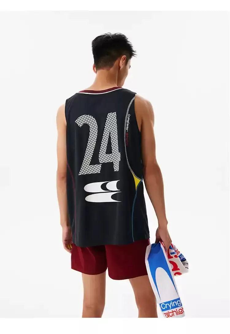 Contrast Sports Tank Top Korean Street Fashion Tank Top By Crying Center Shop Online at OH Vault