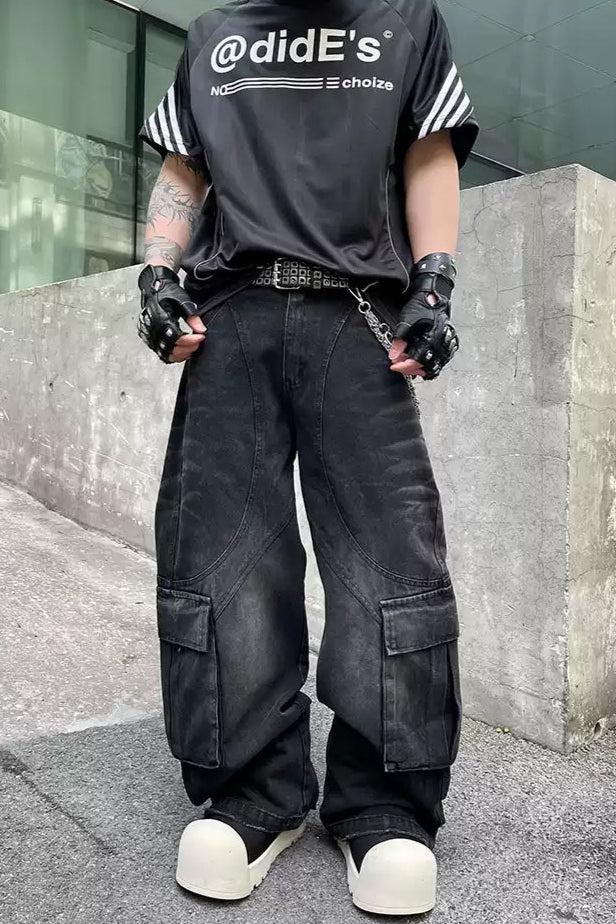 Layered Draped Trousers in Black – SVRN