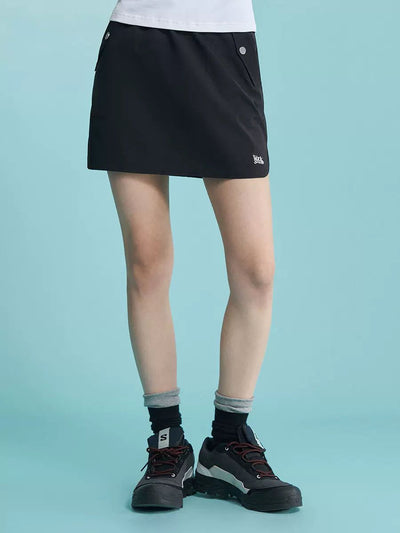 Solid Color Casual Skirt Korean Street Fashion Skirt By WORKSOUT Shop Online at OH Vault