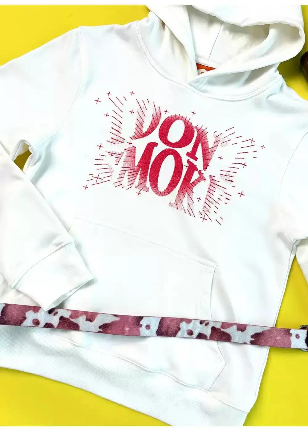 Faded Logo Emphasis Hoodie Korean Street Fashion Hoodie By Donsmoke Shop Online at OH Vault