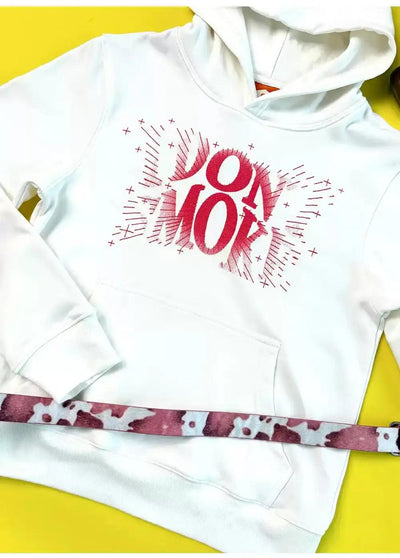 Faded Logo Emphasis Hoodie Korean Street Fashion Hoodie By Donsmoke Shop Online at OH Vault