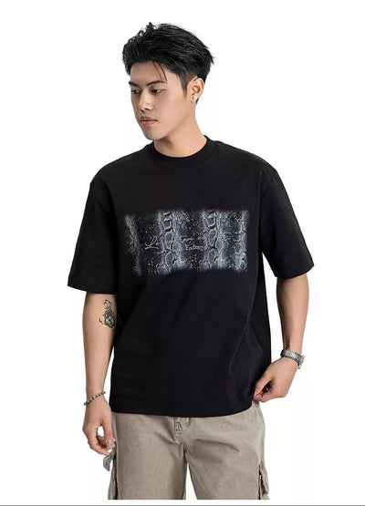 Snake Graphic Print T-Shirt Korean Street Fashion T-Shirt By Made Extreme Shop Online at OH Vault