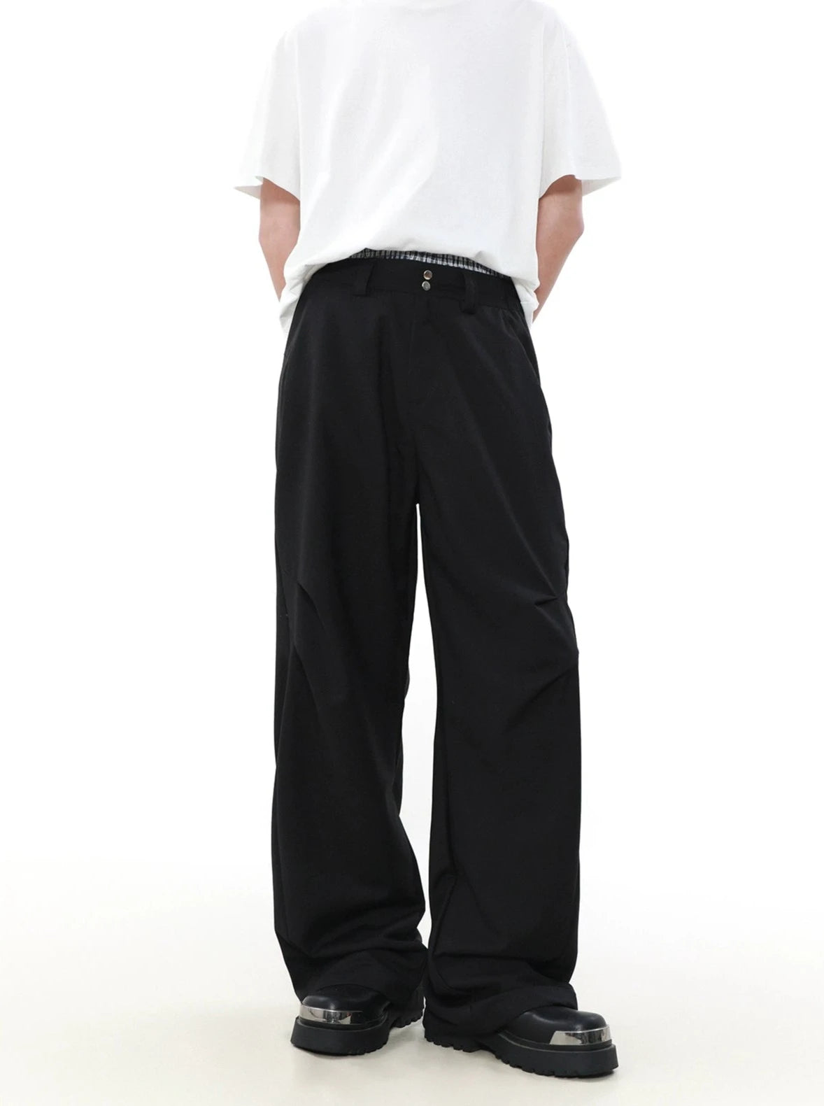 Drapey Versatile Bootcut Pants Korean Street Fashion Pants By Mr Nearly Shop Online at OH Vault