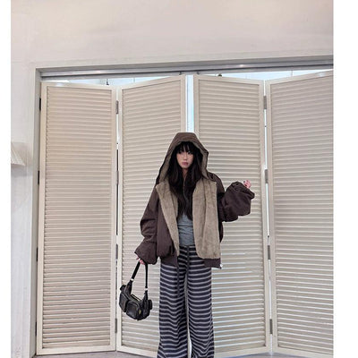 Flared Striped Knit Pants Korean Street Fashion Pants By Jump Next Shop Online at OH Vault