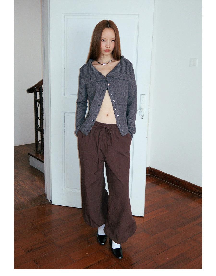 Versatile Nylon Jacket & Track Pants Set Korean Street Fashion Clothing Set By Funky Fun Shop Online at OH Vault