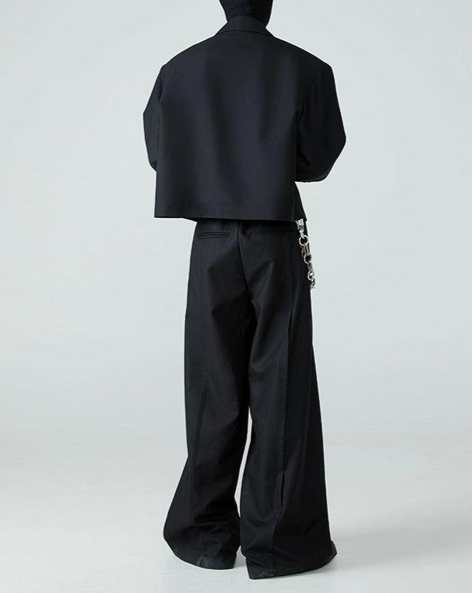 Short Boxy Lapel Blazer Korean Street Fashion Blazer By FRKM Shop Online at OH Vault