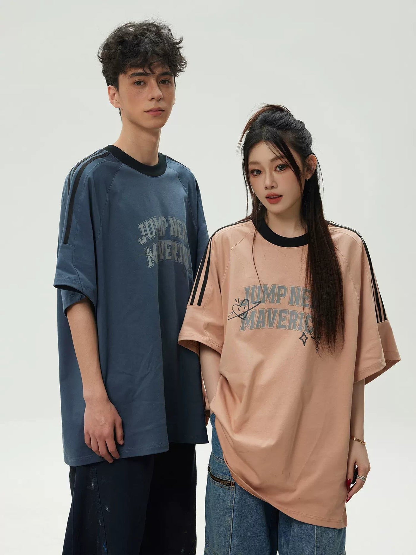 Subtle Doodled Logo T-Shirt Korean Street Fashion T-Shirt By Jump Next Shop Online at OH Vault