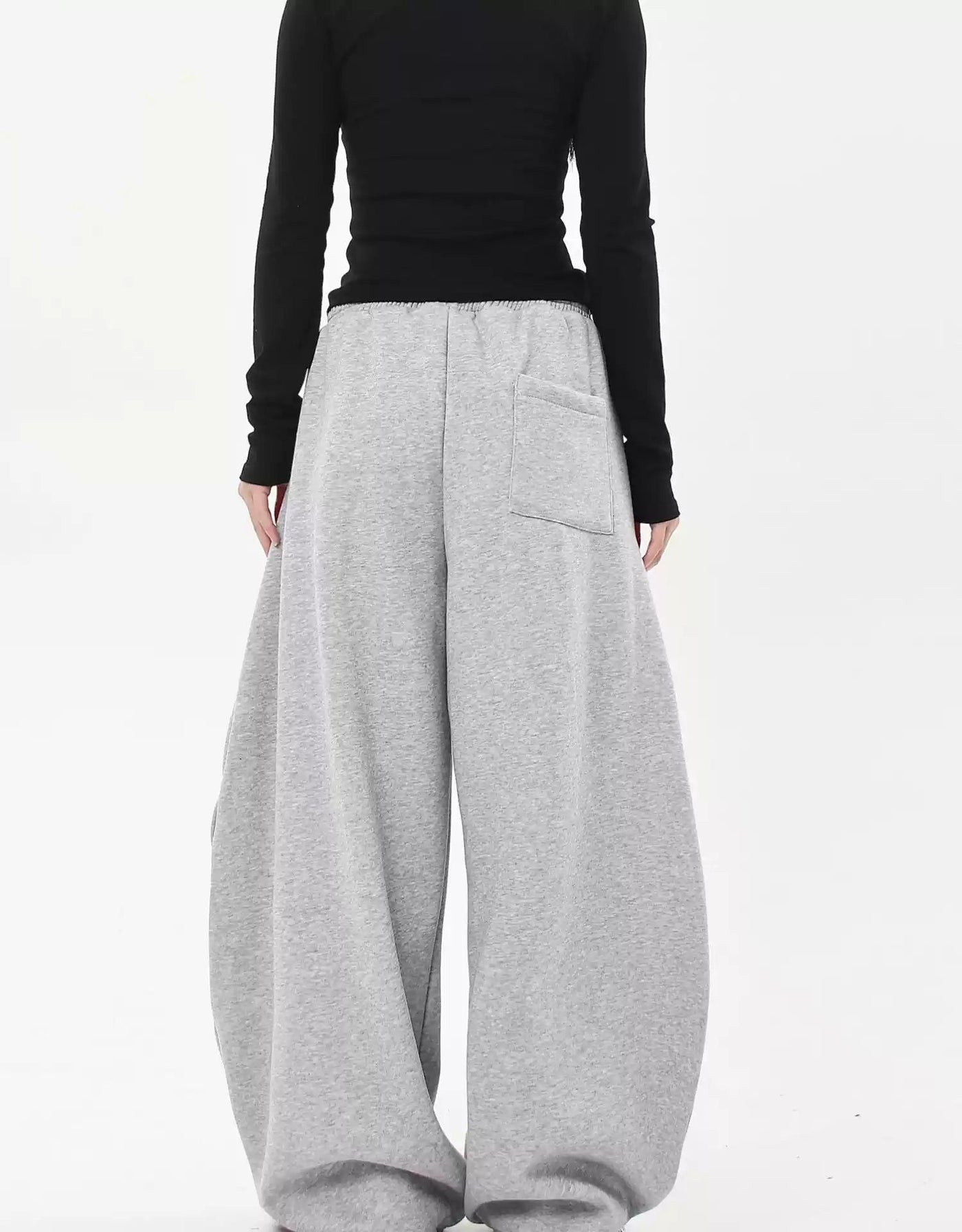 Drawstring Gartered Sweatpants Korean Street Fashion Pants By Blacklists Shop Online at OH Vault