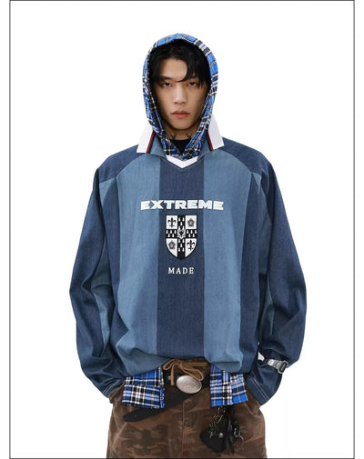 Sports Style Stripped Jacket Korean Street Fashion Jacket By Mr Nearly Shop Online at OH Vault