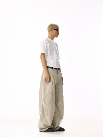 Faded Utility Pockets Cargo Pants Korean Street Fashion Pants By MEBXX Shop Online at OH Vault