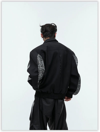 Split Sequins Detail Jacket Korean Street Fashion Jacket By Argue Culture Shop Online at OH Vault