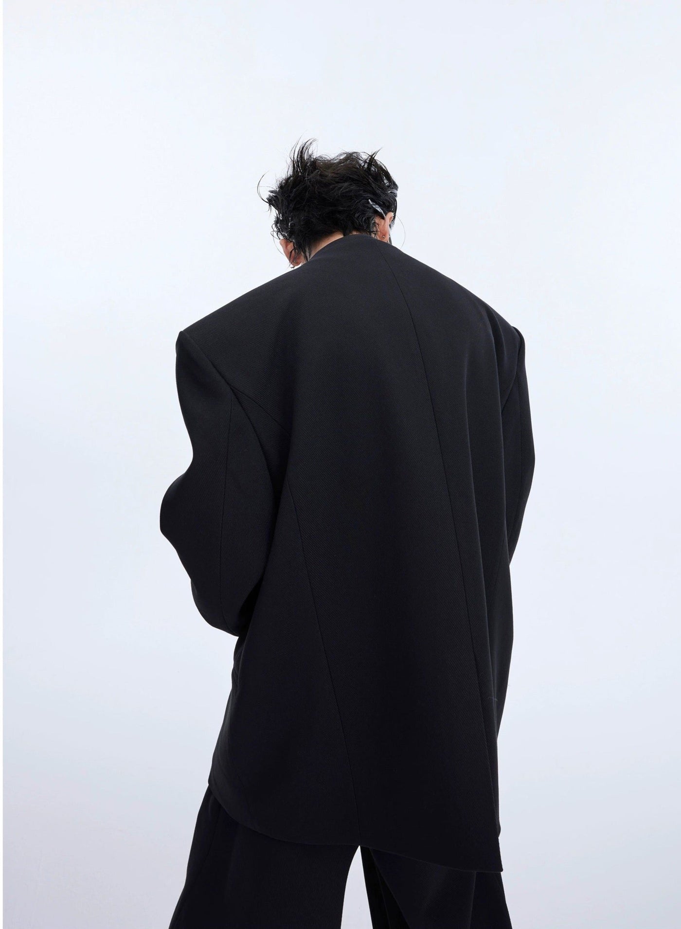 Oversized Buttoned Blazer & Pants Set Korean Street Fashion Clothing Set By Argue Culture Shop Online at OH Vault