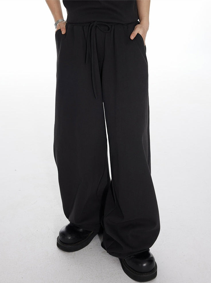Plain Oversized Zip-Up Hoodie & Sweatpants Set Korean Street Fashion Clothing Set By Cro World Shop Online at OH Vault