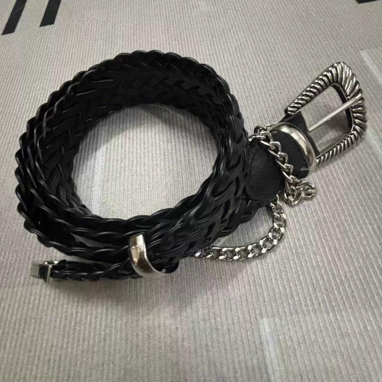 Woven Style Chain Belt Korean Street Fashion Belt By Tian Tian Shop Online at OH Vault