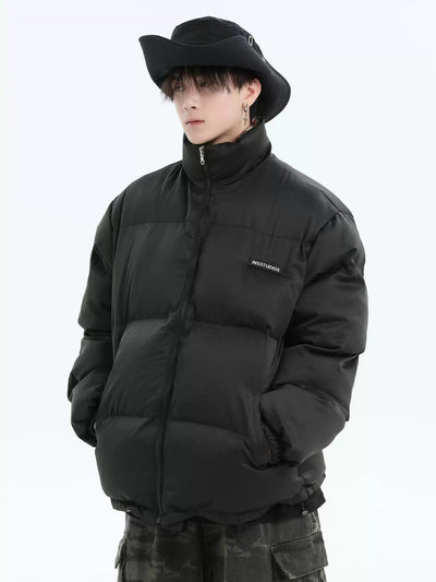 Reversible Zip-Up Puffer Jacket Korean Street Fashion Jacket By INS Korea Shop Online at OH Vault