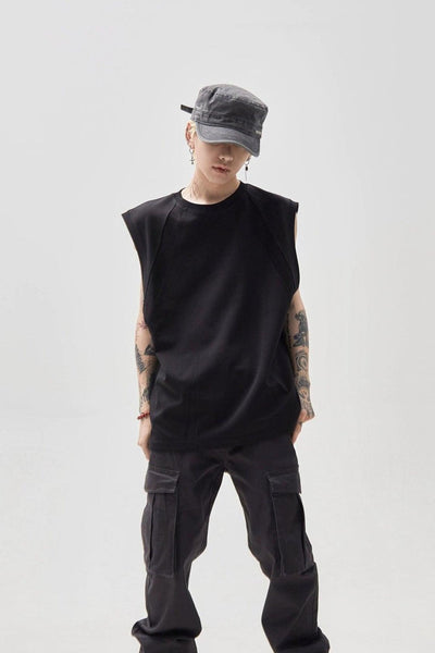 Structured Versatile Tank Top Korean Street Fashion Tank Top By Ash Dark Shop Online at OH Vault