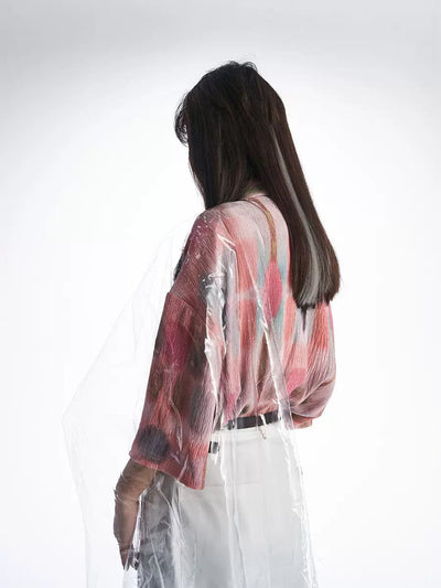 Paint Spots Buttoned Shirt Korean Street Fashion Shirt By 11St Crops Shop Online at OH Vault