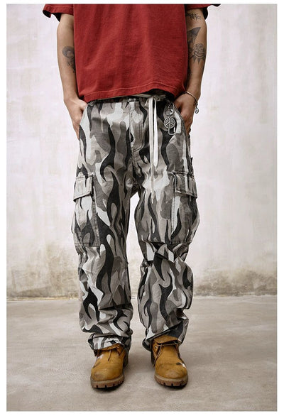 Blades Camouflage Cargo Jeans Korean Street Fashion Jeans By Remedy Shop Online at OH Vault