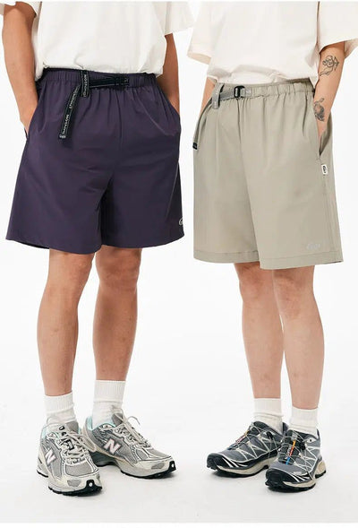 Waist Belt Casual Shorts Korean Street Fashion Shorts By Nothing But Chill Shop Online at OH Vault
