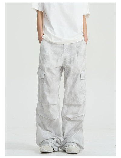 Flap Pocket Side Cargo Pants Korean Street Fashion Pants By A PUEE Shop Online at OH Vault