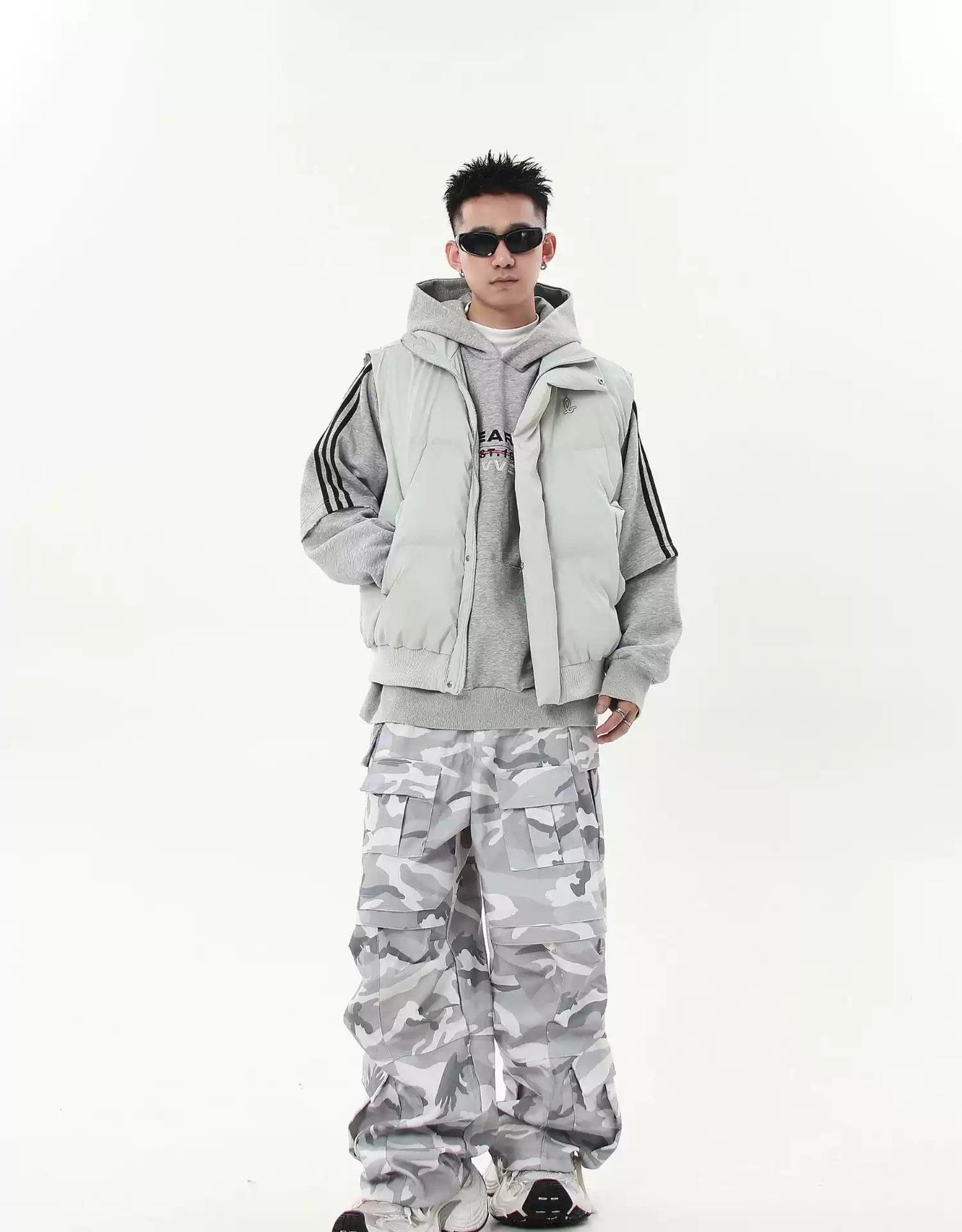 Multi-Pocket Camouflage Pants Korean Street Fashion Pants By Blacklists Shop Online at OH Vault