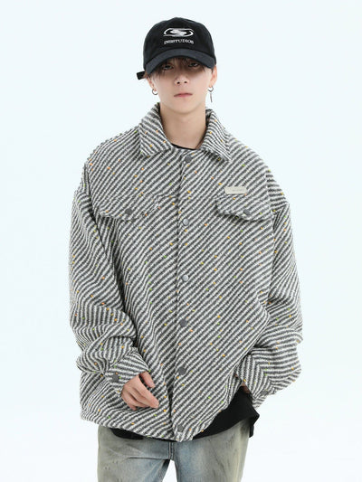 Minimal Dots Pattern Jacket Korean Street Fashion Jacket By INS Korea Shop Online at OH Vault