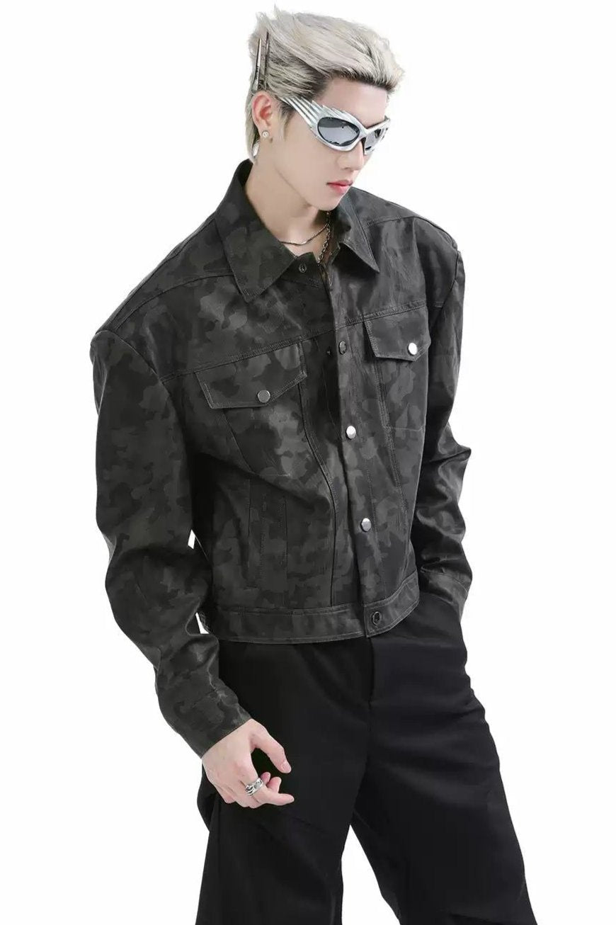 Breast Pocket Camouflage Jacket Korean Street Fashion Jacket By Turn Tide Shop Online at OH Vault