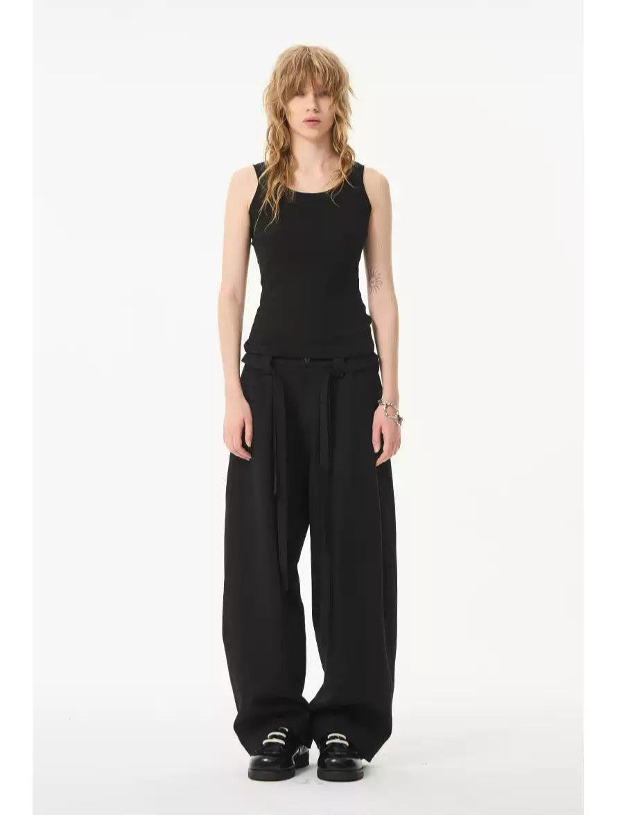 Buttoned Cuff Versatile Pants Korean Street Fashion Pants By Moditec Shop Online at OH Vault