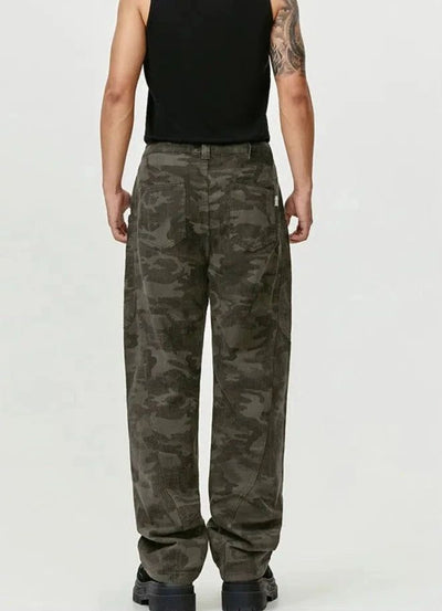 Camouflage Slim Fit Pants Korean Street Fashion Pants By Made Extreme Shop Online at OH Vault