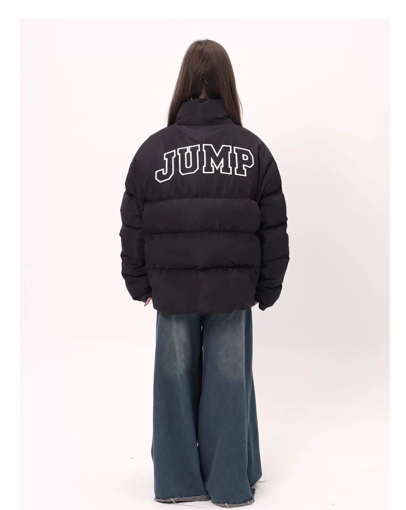 Dual Zip Puffer Jacket Korean Street Fashion Jacket By Jump Next Shop Online at OH Vault