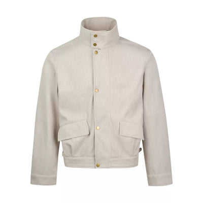 Funnel Collar Snap Buttoned Jacket Korean Street Fashion Jacket By Made Extreme Shop Online at OH Vault