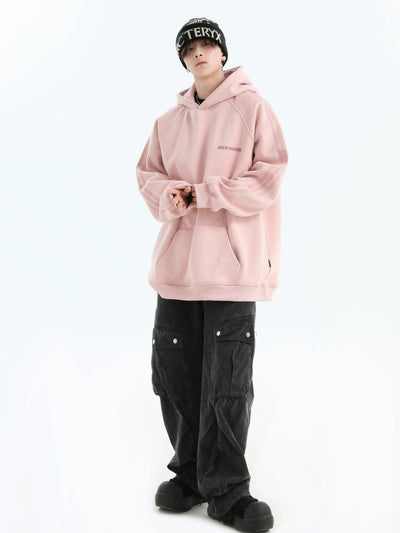 Front Side Pocket Oversized Hoodie Korean Street Fashion Hoodie By INS Korea Shop Online at OH Vault