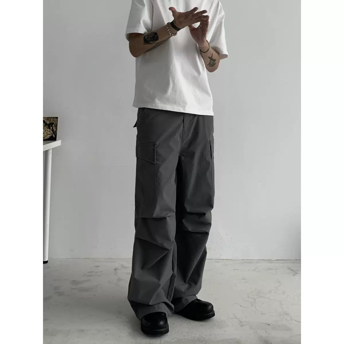 Neat Side Pockets Cargo Pants Korean Street Fashion Pants By In Knots Shop Online at OH Vault