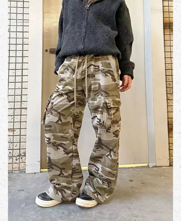 Adjustable Strings Camouflage Pants Korean Street Fashion Pants By Made Extreme Shop Online at OH Vault