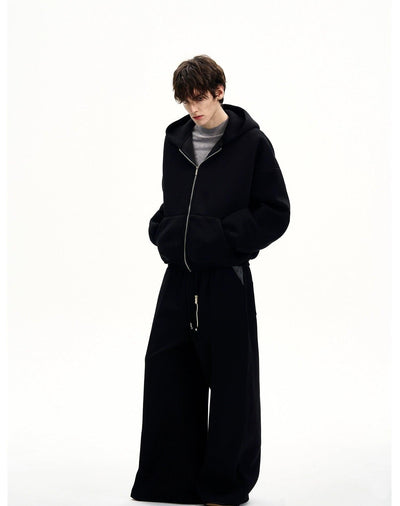 Oversize Fit Zip-Up Hoodie Korean Street Fashion Hoodie By MaxDstr Shop Online at OH Vault