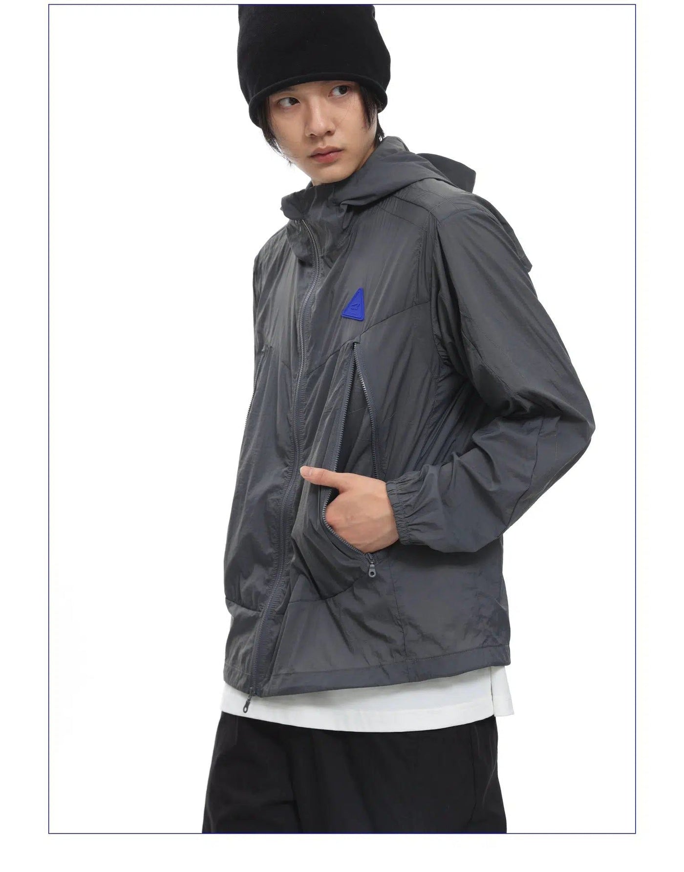 Hooded Sun Protection Jacket Korean Street Fashion Jacket By Roaring Wild Shop Online at OH Vault