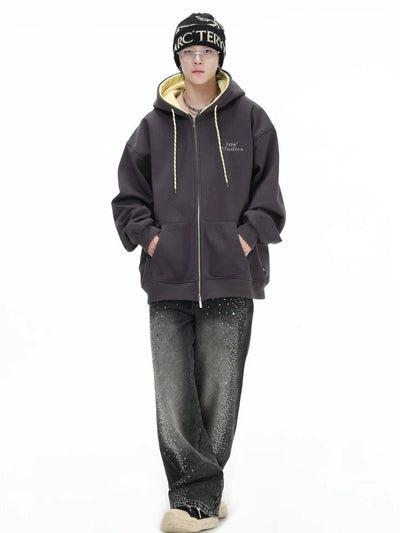 Gradient Faded Semi-Gem Jeans Korean Street Fashion Jeans By INS Korea Shop Online at OH Vault