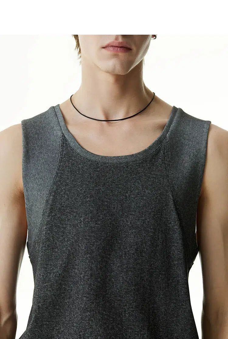 Comfty Fit Tank Top Korean Street Fashion Tank Top By Cro World Shop Online at OH Vault
