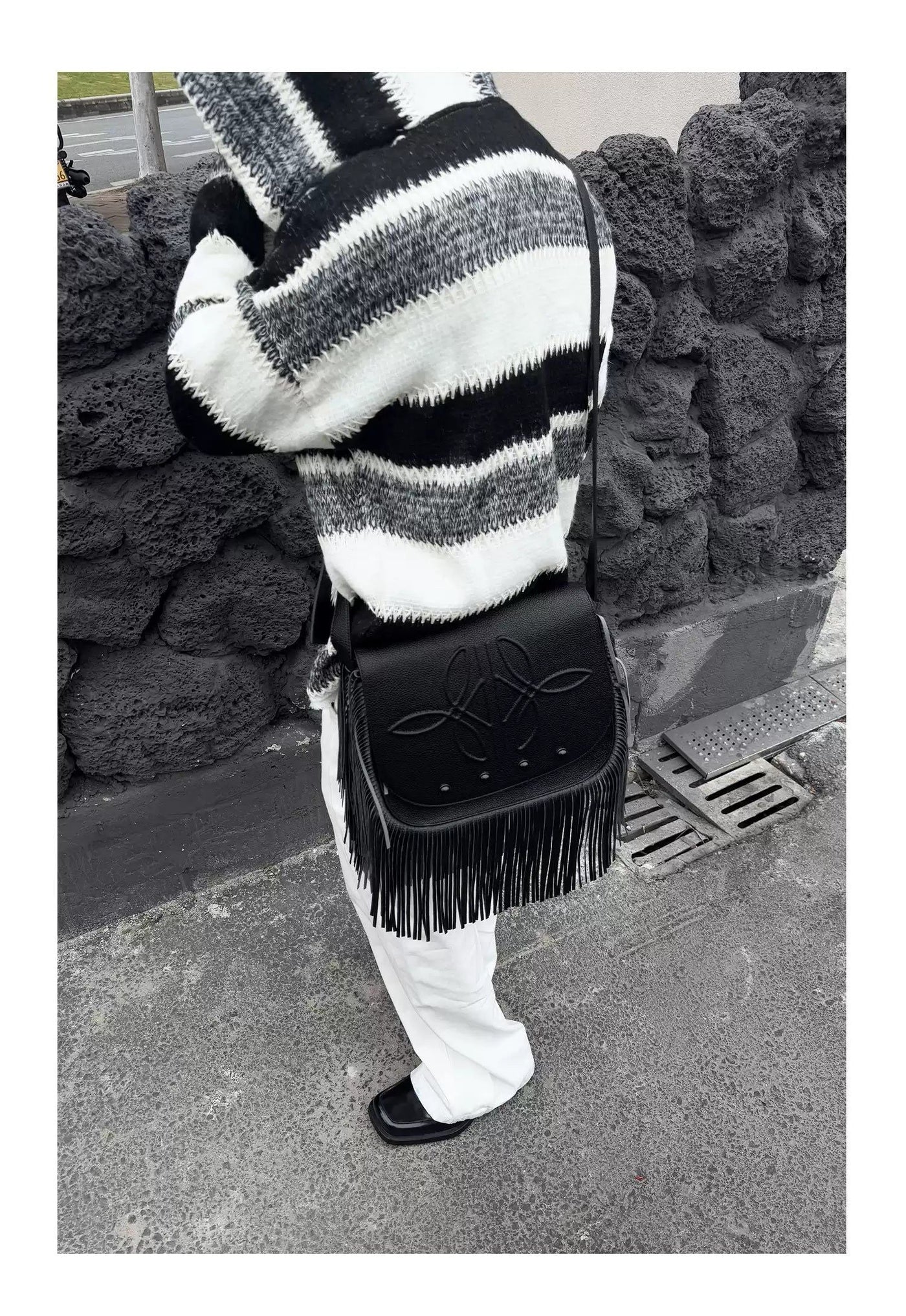 Fringe Cross Body Bag Korean Street Fashion Bag By Terra Incognita Shop Online at OH Vault