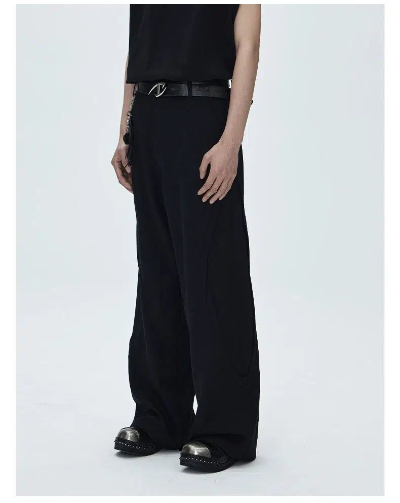 Hollowed Side Layer Pants Korean Street Fashion Pants By Boneless Shop Online at OH Vault