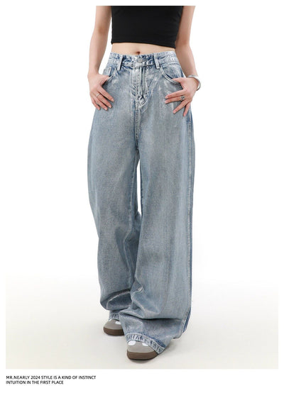 Faded Paint Splashed Jeans Korean Street Fashion Jeans By Mr Nearly Shop Online at OH Vault