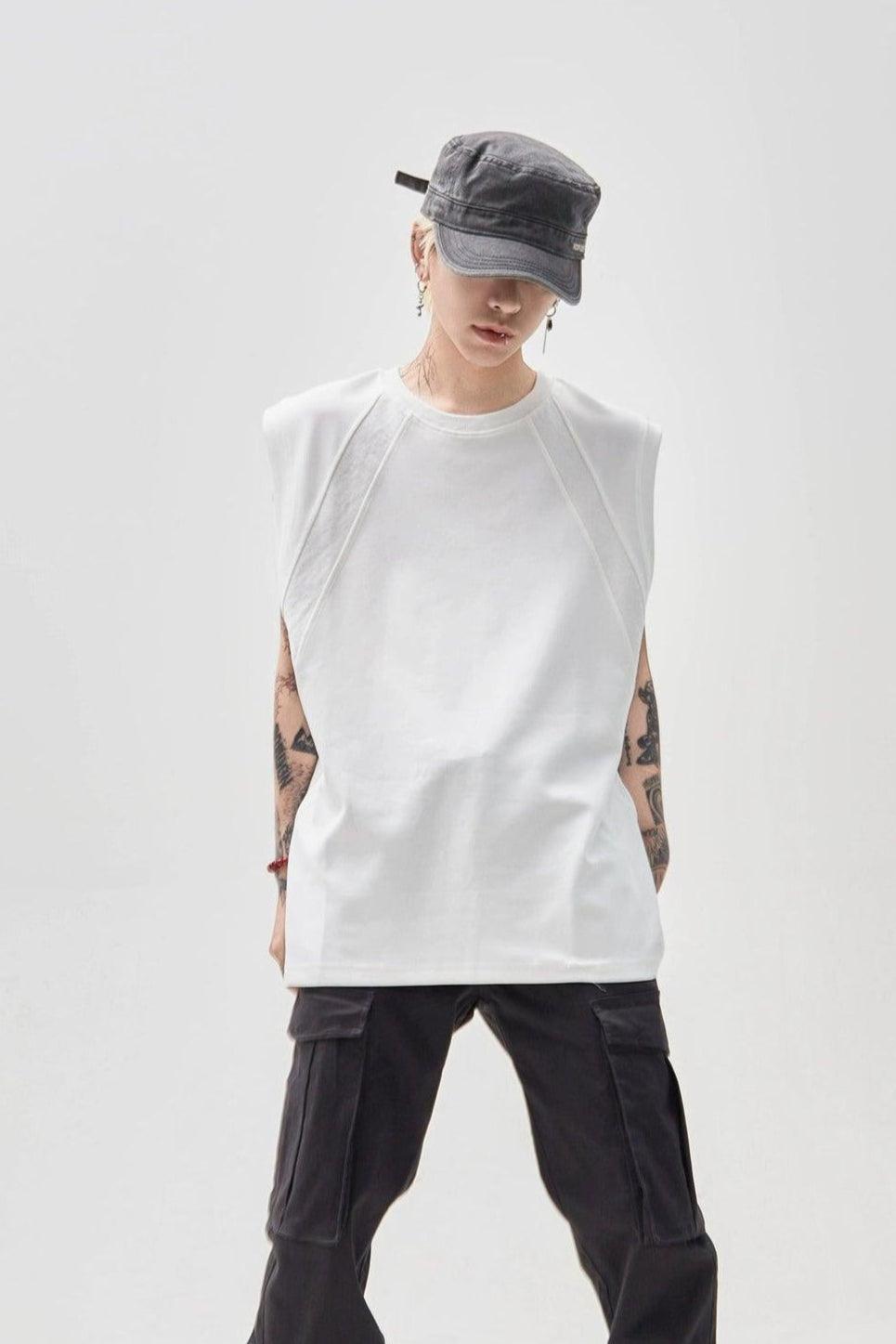 Structured Versatile Tank Top Korean Street Fashion Tank Top By Ash Dark Shop Online at OH Vault