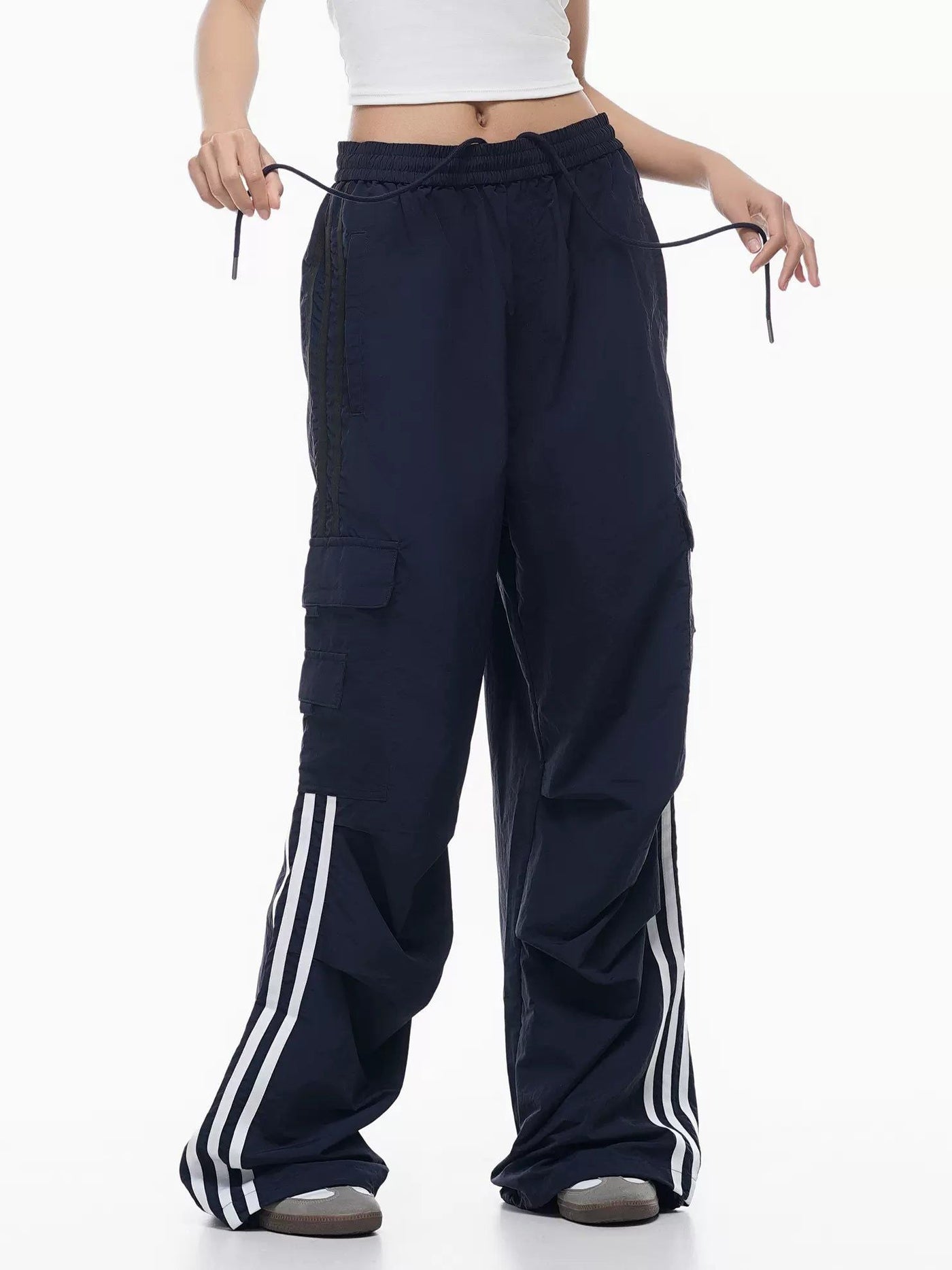 Side Pockets Track Pants Korean Street Fashion Pants By Made Extreme Shop Online at OH Vault