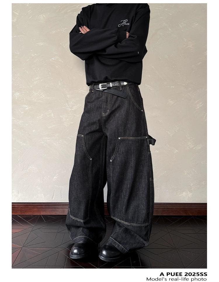 Topstitching Double-Knee Jeans