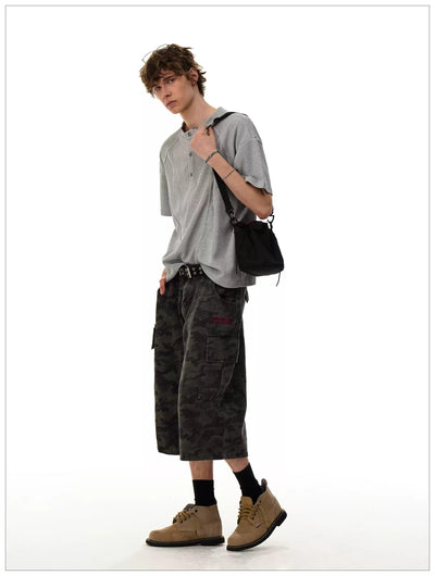 Structured Waffle Grid T-Shirt Korean Street Fashion Shirt By Mr Nearly Shop Online at OH Vault