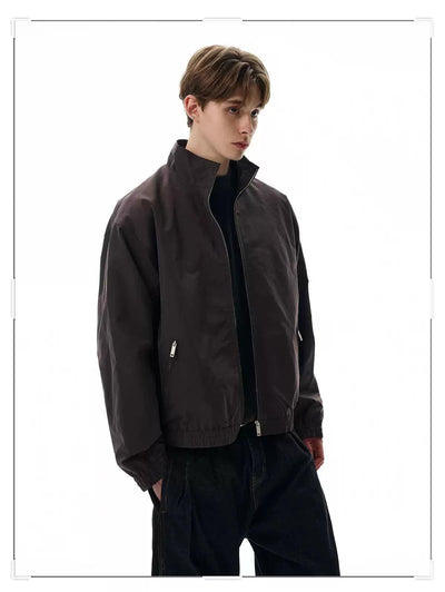 Zipped Pocket Ruched Hem Jacket