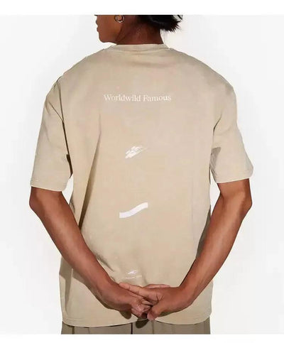 Washed Effect Logo Print T-Shirt Korean Street Fashion T-Shirt By Crying Center Shop Online at OH Vault