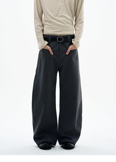 Front Pocket Loose Fit Trousers Korean Street Fashion Trousers By 77Flight Shop Online at OH Vault