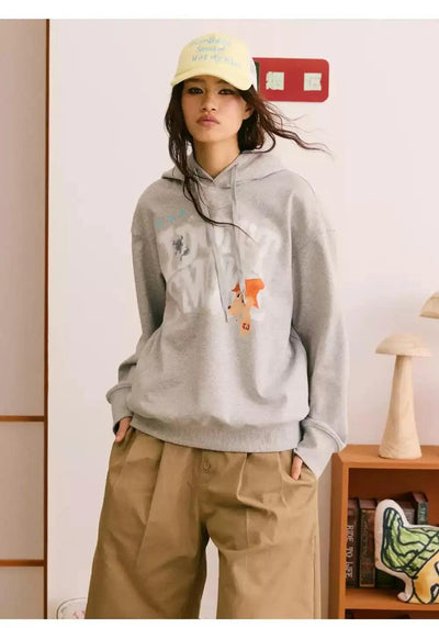 Spray Paint Logo Hoodie Korean Street Fashion Hoodie By Donsmoke Shop Online at OH Vault