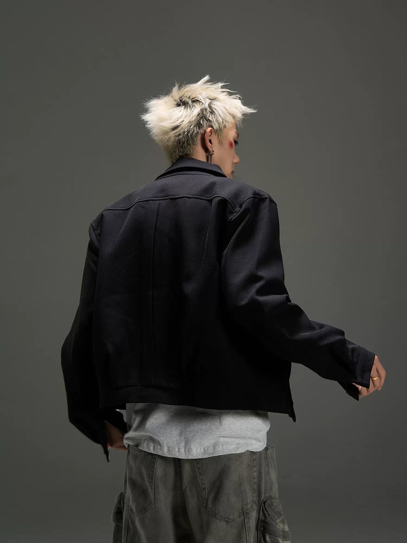 Zippered Boxy Versatile Jacket Korean Street Fashion Jacket By MaxDstr Shop Online at OH Vault